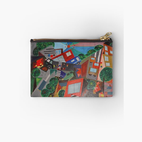 Item preview, acrylic abstraction-urban landscape designed and sold by Olga Kydryavskaya.