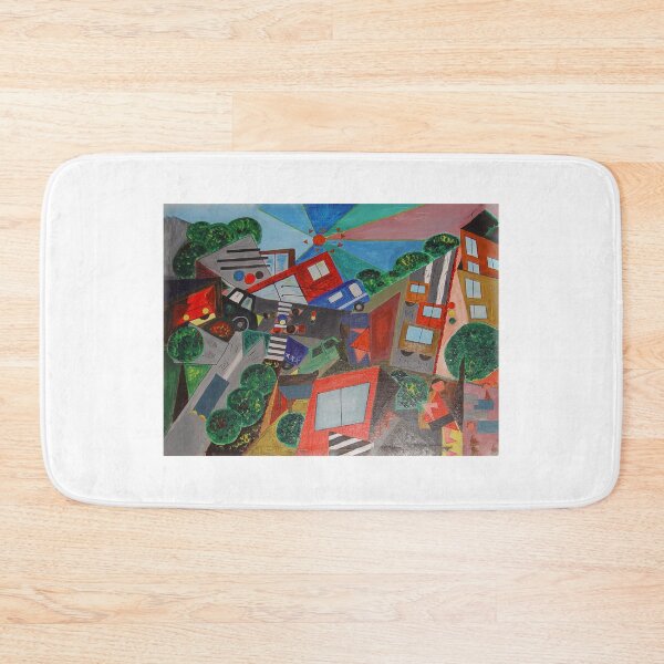 Item preview, acrylic abstraction-urban landscape designed and sold by Olga Kydryavskaya.