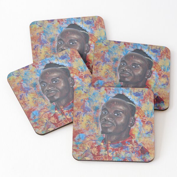 Item preview, Abstract Portrait, Sadio Mane designed and sold by Hoppyartist.