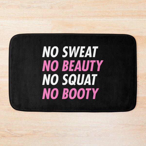 Item preview, No Sweat No Beauty No Squat No Booty designed and sold by Brogress Project.