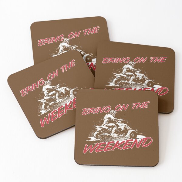 Item preview, ATV rider in the mud "Bring on the weekend" designed and sold by MultistorieDog.