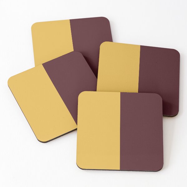 Item preview, Mustard and Cocoa Brown Solid Color designed and sold by PabloPatterns.