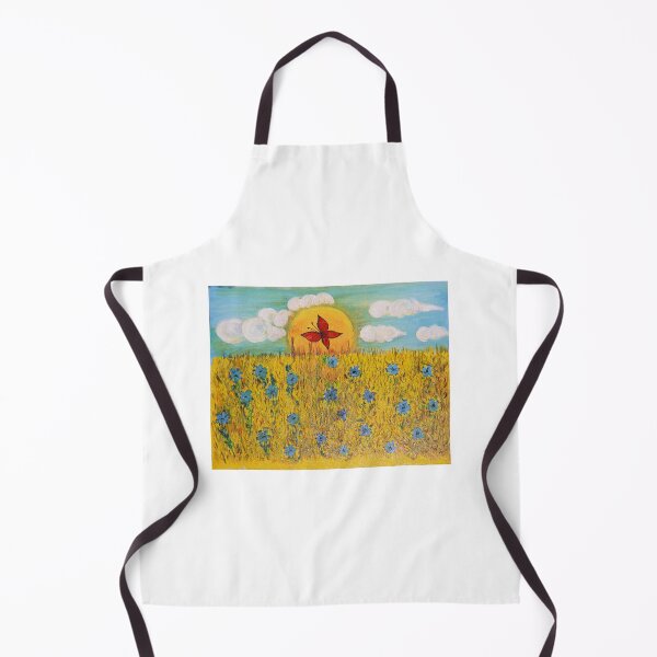 Item preview, summer landscape-cornflower field designed and sold by Olga Kydryavskaya.