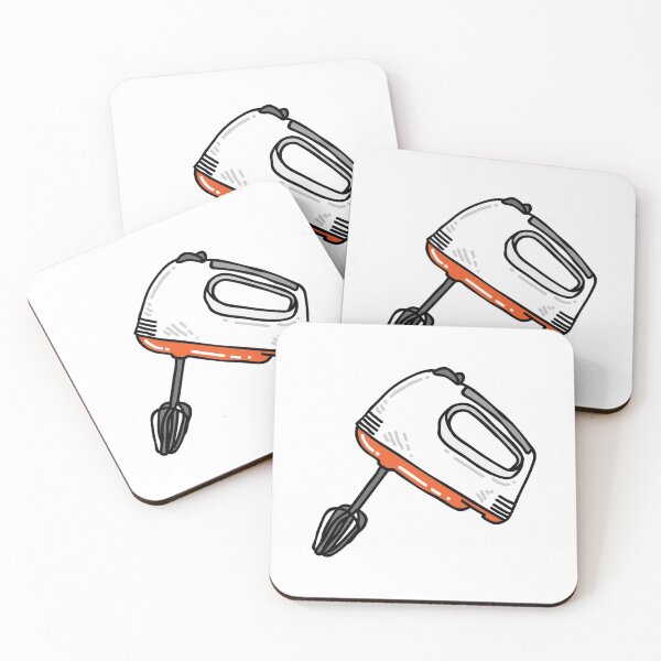 Item preview, orange and white hand mixer designed and sold by Martin-bivert.