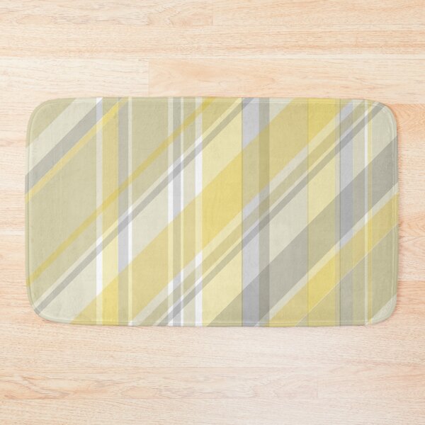 Item preview, Tartan - Diagonal Tartan Pastel Yellow designed and sold by Quooki.