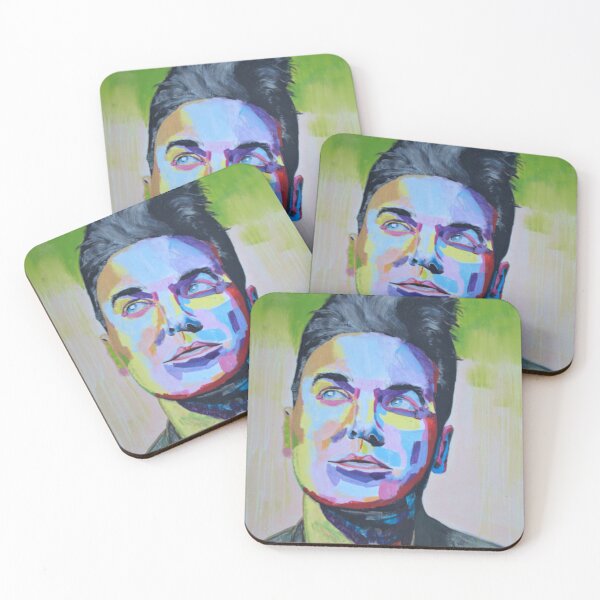 Item preview, Morrisey, abstract portrait designed and sold by Hoppyartist.