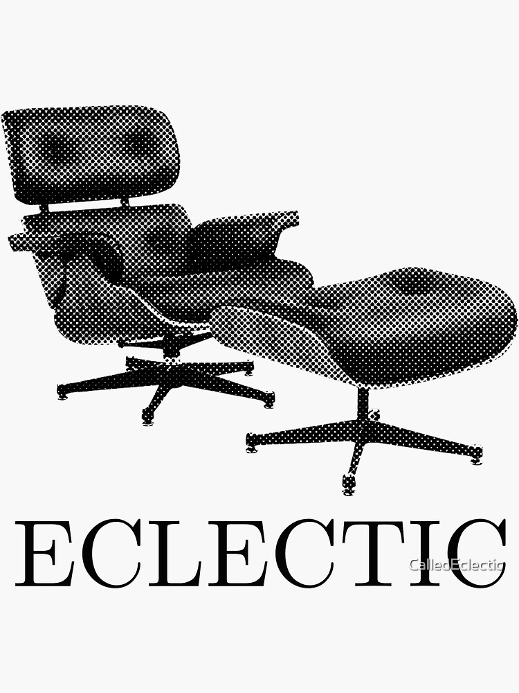 "Dotted Eclectic Chair Frasier" Sticker for Sale by CalledEclectic Redbubble