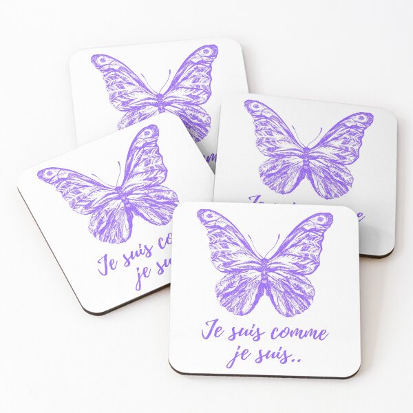 Item preview, I am what I am - popular french quotes lovers theme gifts (in white)  designed and sold by RebelliousRosee.