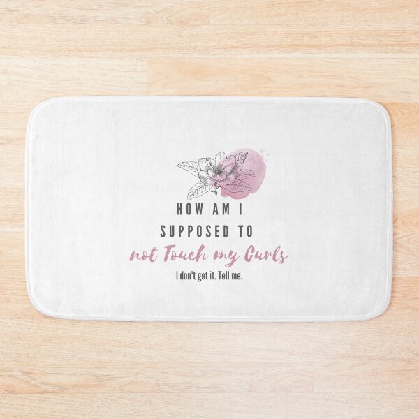 Item preview, STOP TOUCHING MY CURLS IS NOT AN OPTION FOR ME, CURLY HAIR PROBLEMS designed and sold by Eli5Ol.