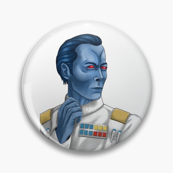 Item preview, Thrawn Lars Mikkelsen portrait designed and sold by Milena Stardream.