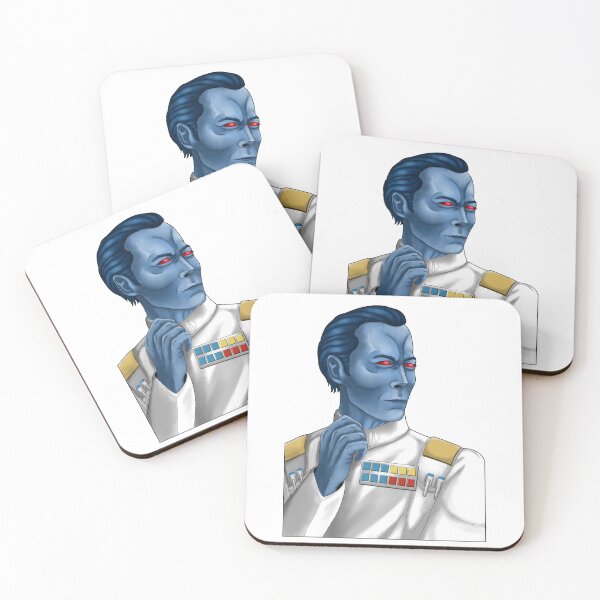 Item preview, Thrawn Lars Mikkelsen portrait designed and sold by Milena Stardream.