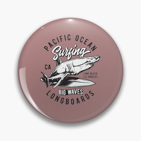 Item preview, Pacific Ocean Surfing Vector Art Design designed and sold by Cre8iveSkill.