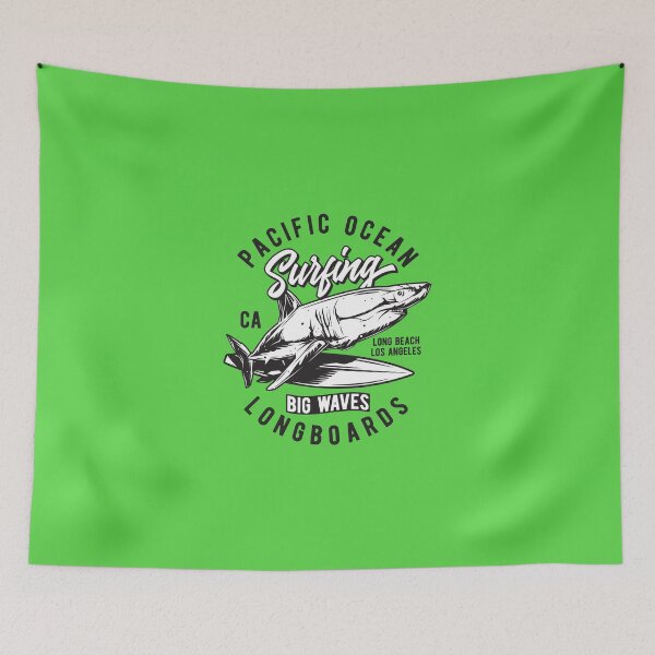 Item preview, Pacific Ocean Surfing Vector Art Design designed and sold by Cre8iveSkill.