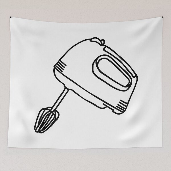 Item preview, black and white hand mixer designed and sold by Martin-bivert.