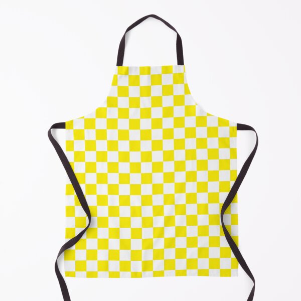 Item preview, white and yellow checker pattern / tile pattern designed and sold by Ray Loka.