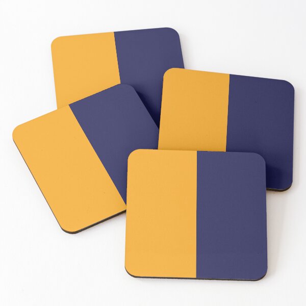Item preview, Navy Blue and Sun Yellow Solid Color designed and sold by PabloPatterns.