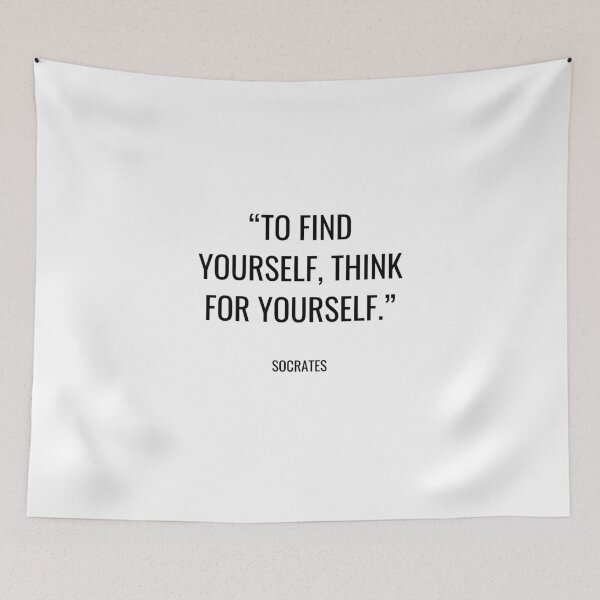 Item preview, Socrates - To find yourself, think for yourself. designed and sold by SocraticQuotes.