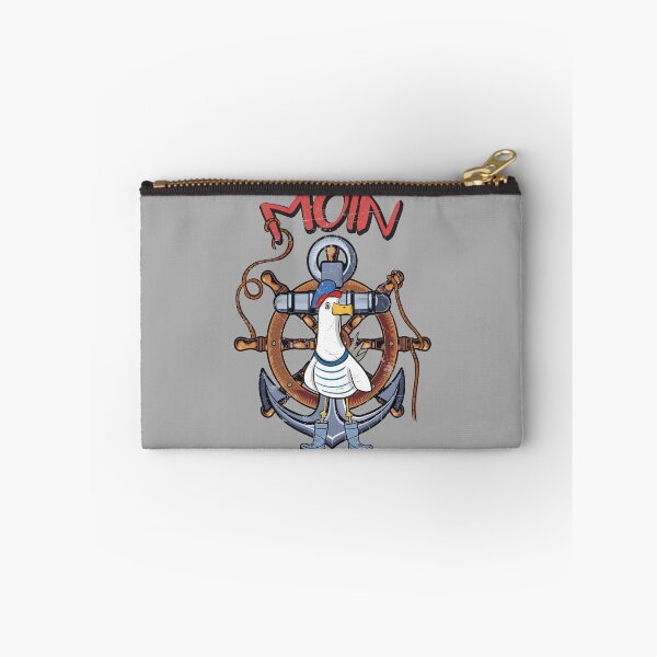 Item preview, Moin seagull harbor anchor rudder North Germany Low German coast designed and sold by brunsch-print.