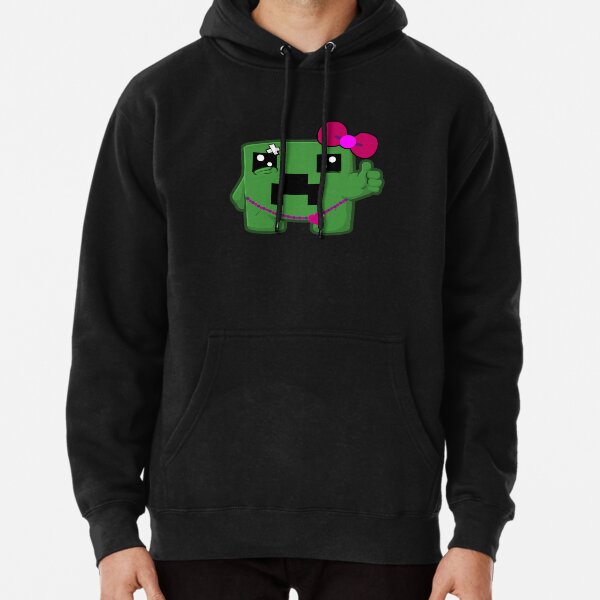 Creeper Girls Minecraft Pullover Hoodie For Sale By Losfutbolko Redbubble 1137