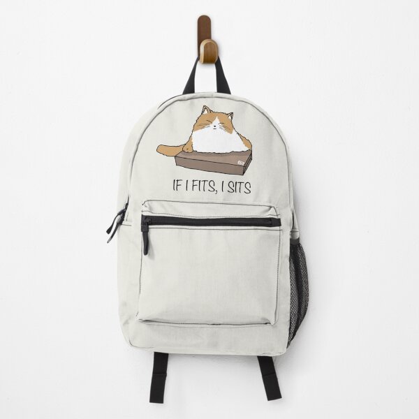 Item preview, If I Fits, I Sits - Ginger and White Tabby Cat on Box designed and sold by STUDIO-72.