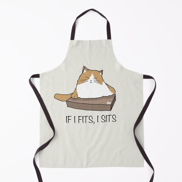Item preview, If I Fits, I Sits - Ginger and White Tabby Cat on Box designed and sold by STUDIO-72.