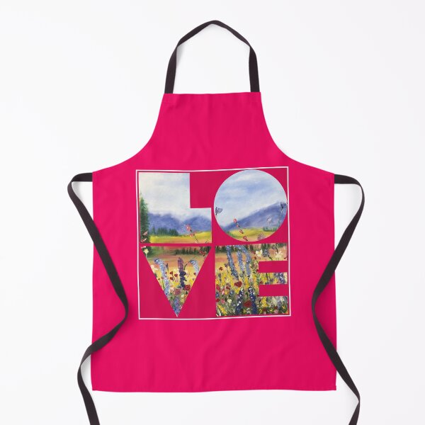 Item preview, Love blue mountains on pink designed and sold by CatherineAlvin.