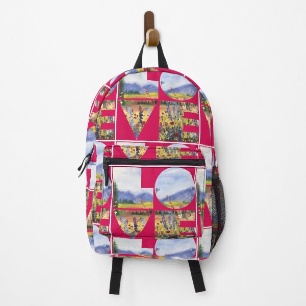 Item preview, Love blue mountains on pink designed and sold by CatherineAlvin.