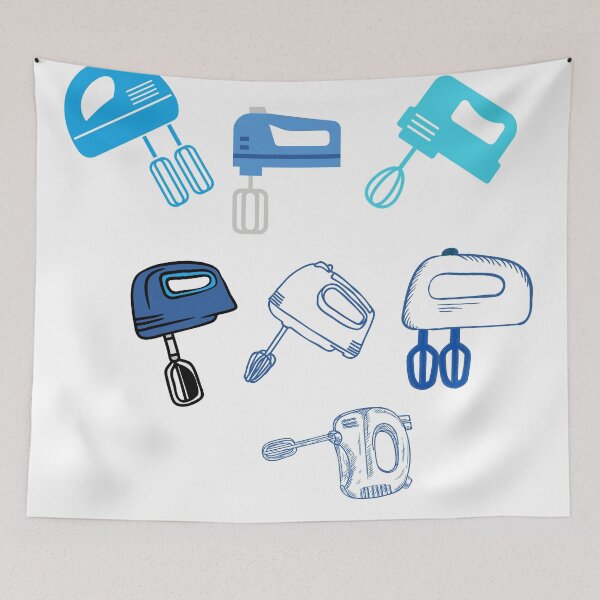 Item preview, blue hand mixers pack designed and sold by Martin-bivert.