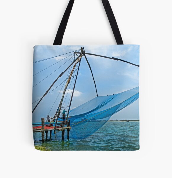 Fishing Nets Tote Bags for Sale