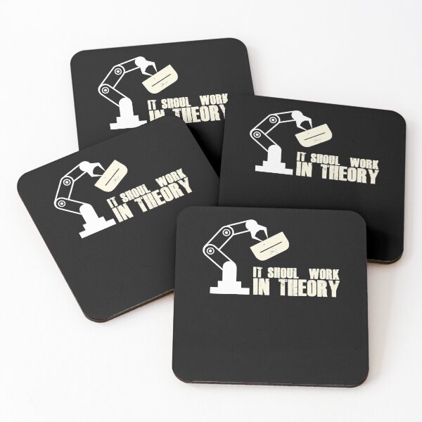 Item preview, It Should Work In Theory Robotics Automation Robots designed and sold by Nessshirts.