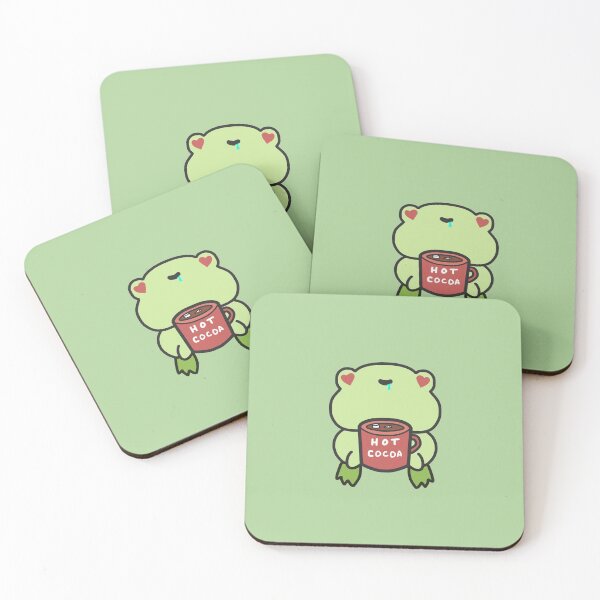 Item preview, Frog Hot Cocoa Cozy Cute Handdrawn designed and sold by patrick10reyes.