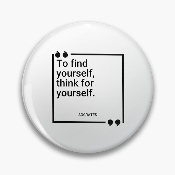 Item preview, Socrates - To find yourself, think for yourself. designed and sold by SocraticQuotes.