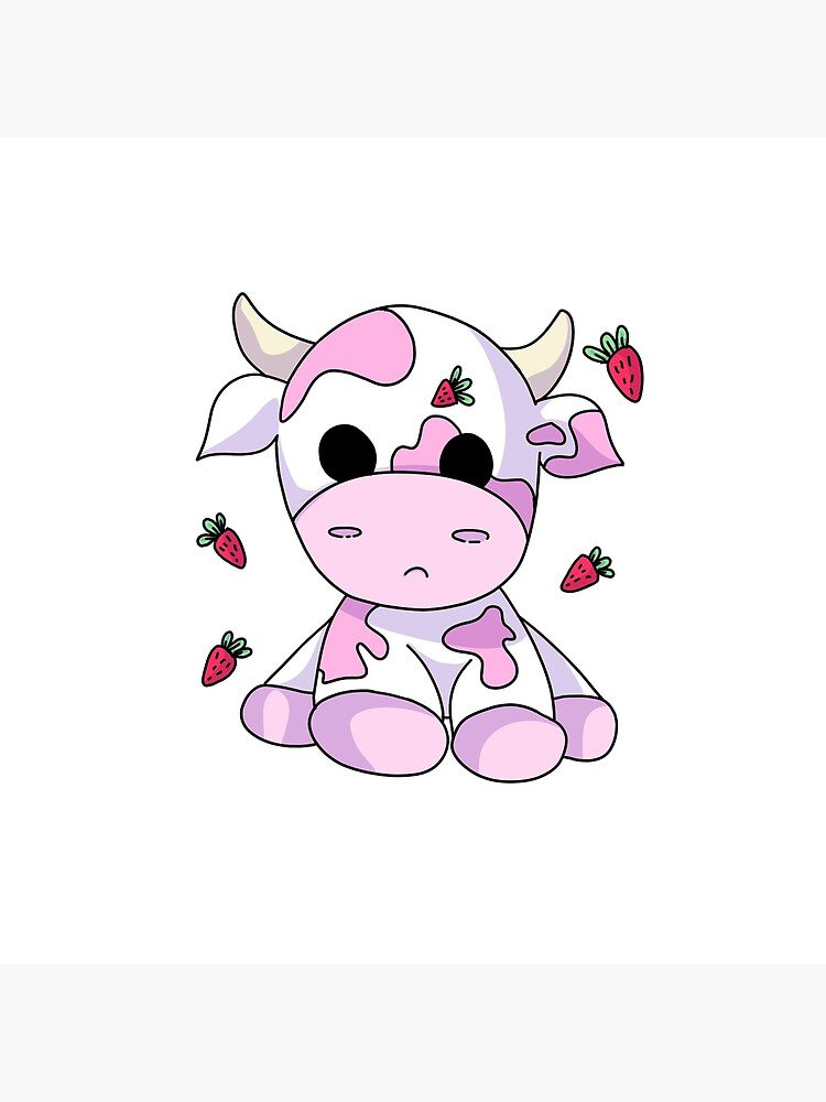 Strawberry Cow Costume Cute Design Ideas Cartoon - Strawberry Cow - Posters  and Art Prints