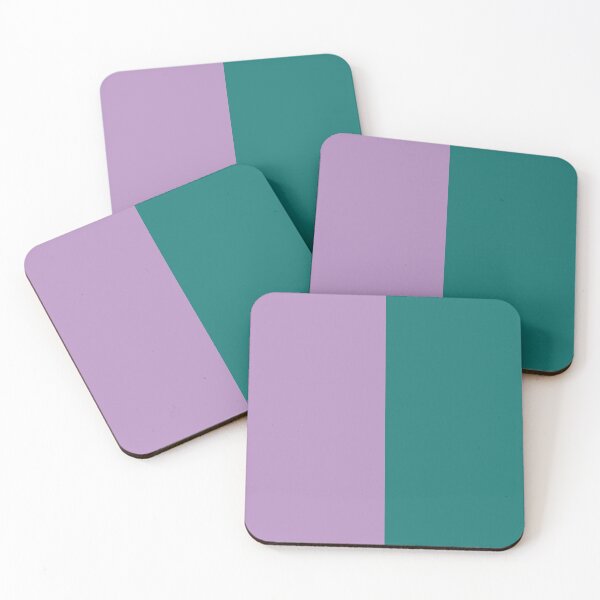 Item preview, Lavender Purple and Teal Green Solid Color designed and sold by PabloPatterns.