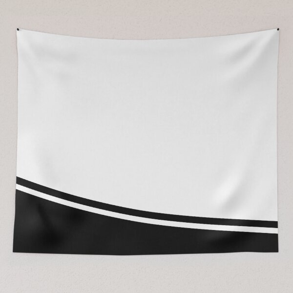 Item preview, Two black curved lines designed and sold by Anteia.
