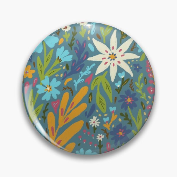 Item preview, Blue Flower Pattern designed and sold by CreativeDragon1.