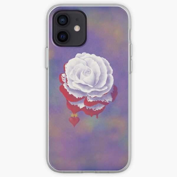 Painted Rose - Rectangular Image iPhone Soft Case