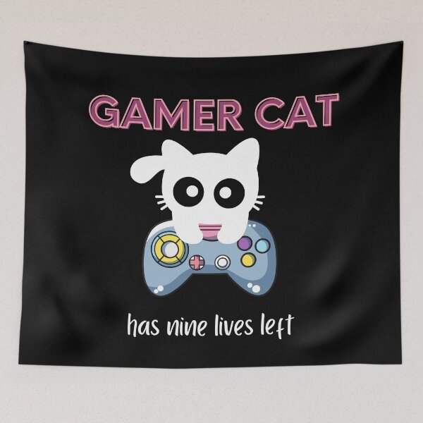 Artikelvorschau, Gamer Cat - Cat Person - Katzen übernehmen entworfen und verkauft von For the love of Pixels.