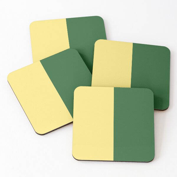 Item preview, Yellow and Forest Green Solid Color designed and sold by PabloPatterns.