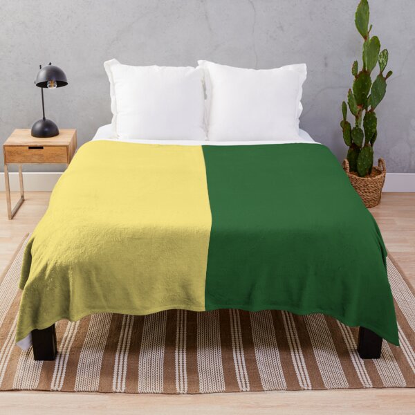 Item preview, Yellow and Forest Green Solid Color designed and sold by PabloPatterns.