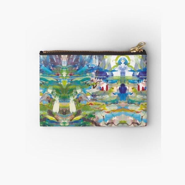 Item preview, Camouflage Rorschach pattern forest trend abstract painting gift designed and sold by Anna Härtelt.
