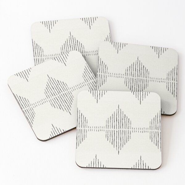 Artikelvorschau, Boho Geometric Line Art in Schwarz und Knochen von Erin Kendal entworfen und verkauft von Erin Kendal.