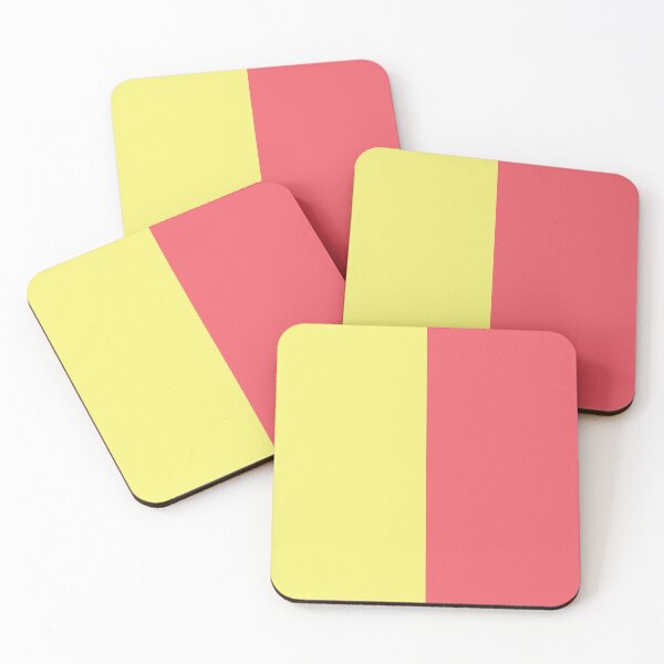 Item preview, Yellow and Crimson Red Solid Color designed and sold by PabloPatterns.