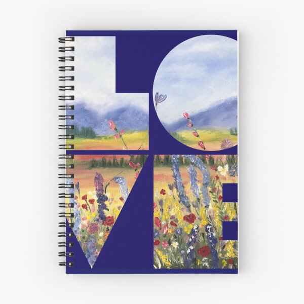 Item preview, Love blue mountains on blue designed and sold by CatherineAlvin.