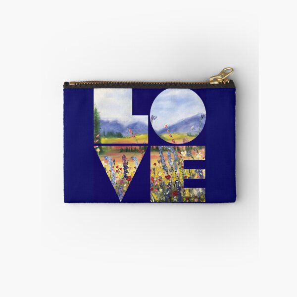 Item preview, Love blue mountains on blue designed and sold by CatherineAlvin.
