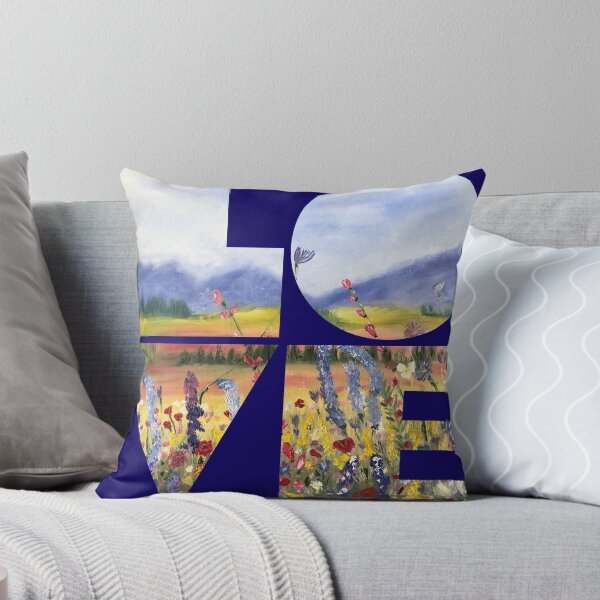 Item preview, Love blue mountains on blue designed and sold by CatherineAlvin.