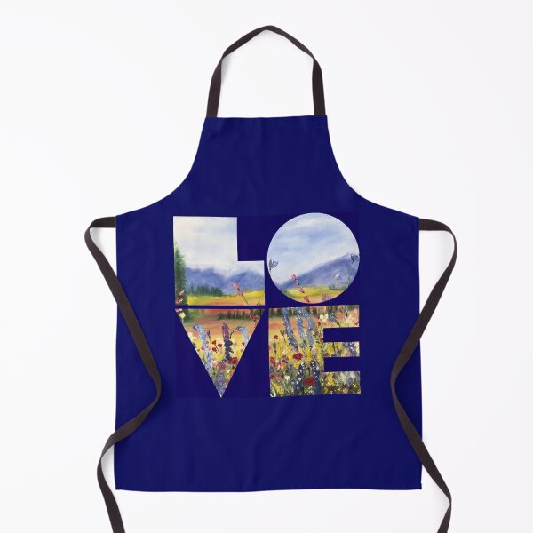 Item preview, Love blue mountains on blue designed and sold by CatherineAlvin.