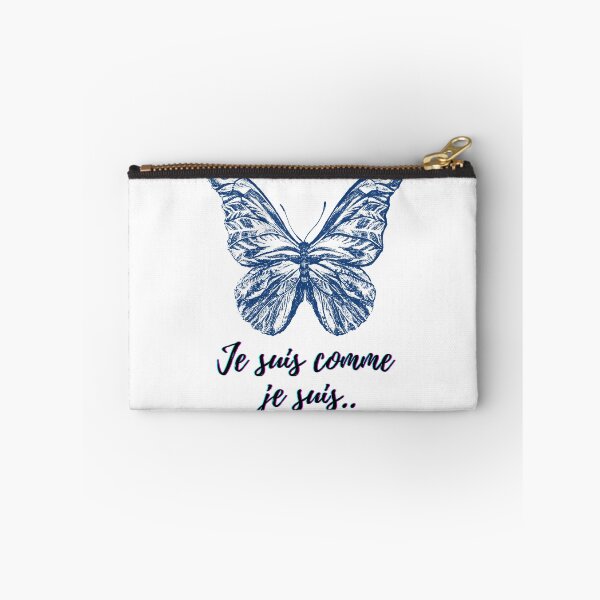 Item preview, I am what I am - popular french quotes lovers theme gifts (dark blue) designed and sold by RebelliousRosee.