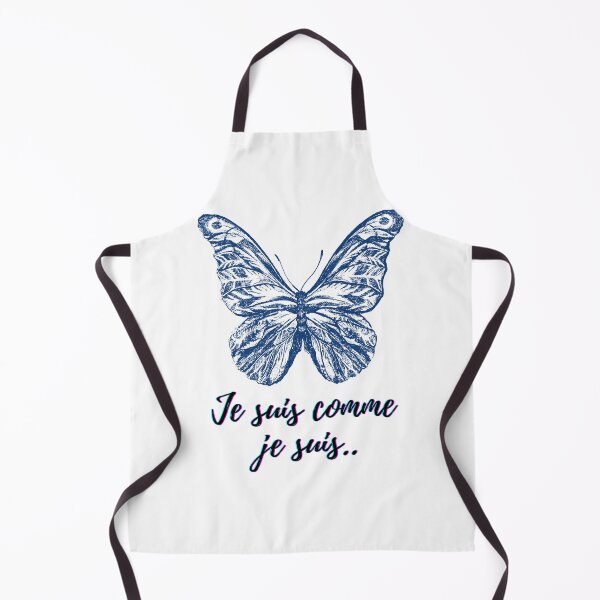 Item preview, I am what I am - popular french quotes lovers theme gifts (dark blue) designed and sold by RebelliousRosee.
