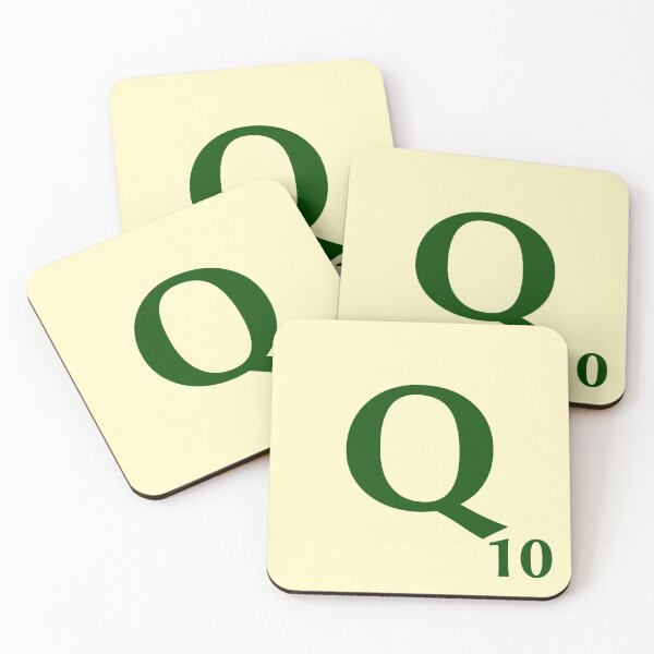 Item preview, 10 point Q Scrabble tile designed and sold by fgrdisseny.